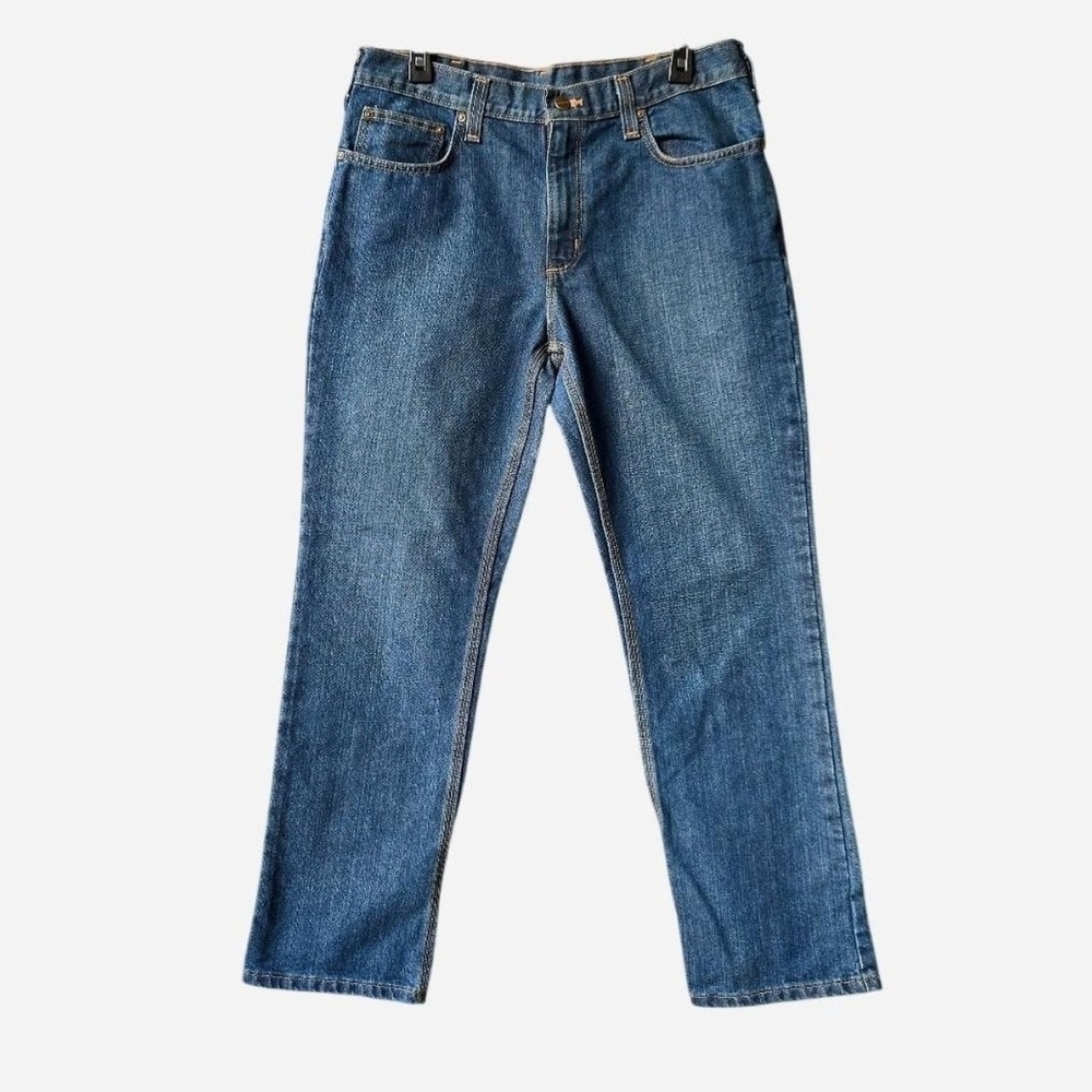 Carhartt Men's Straight Blue Jeans